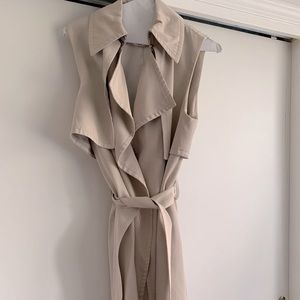 Club Monaco Sleeveless Trench Coat
